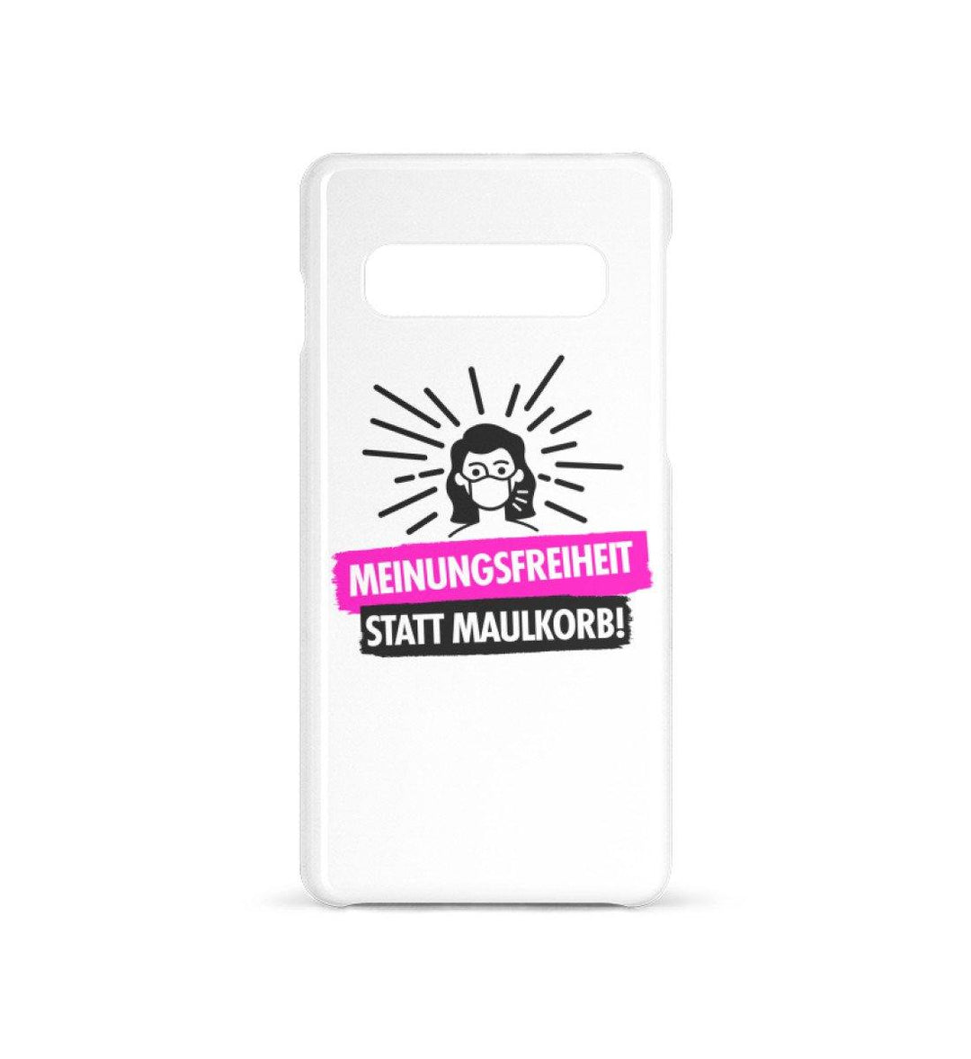 HANDYHÜLLE, HANDY CASE - SAMSUNG GALAXY S10 • MEINUNGSFREIHEIT-HARLEKINSHOP