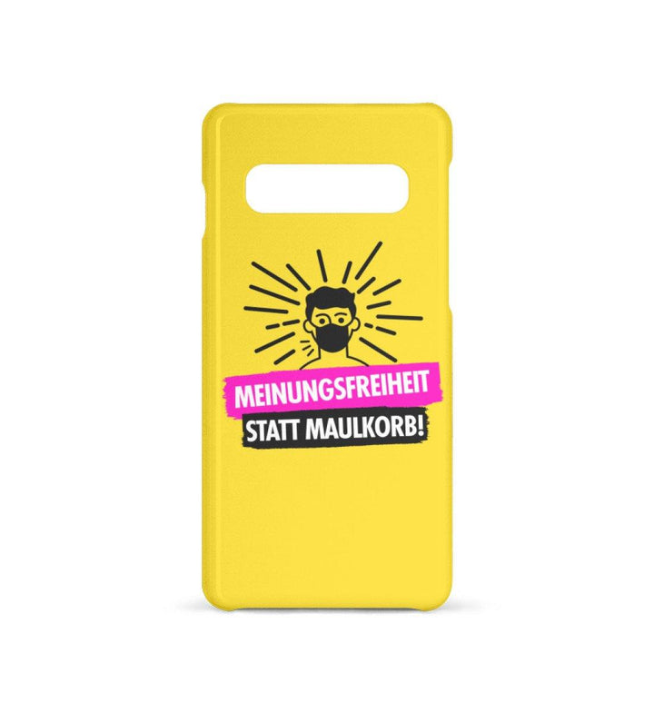 HANDYHÜLLE, HANDY CASE - SAMSUNG GALAXY S10 • MEINUNGSFREIHEIT-HARLEKINSHOP