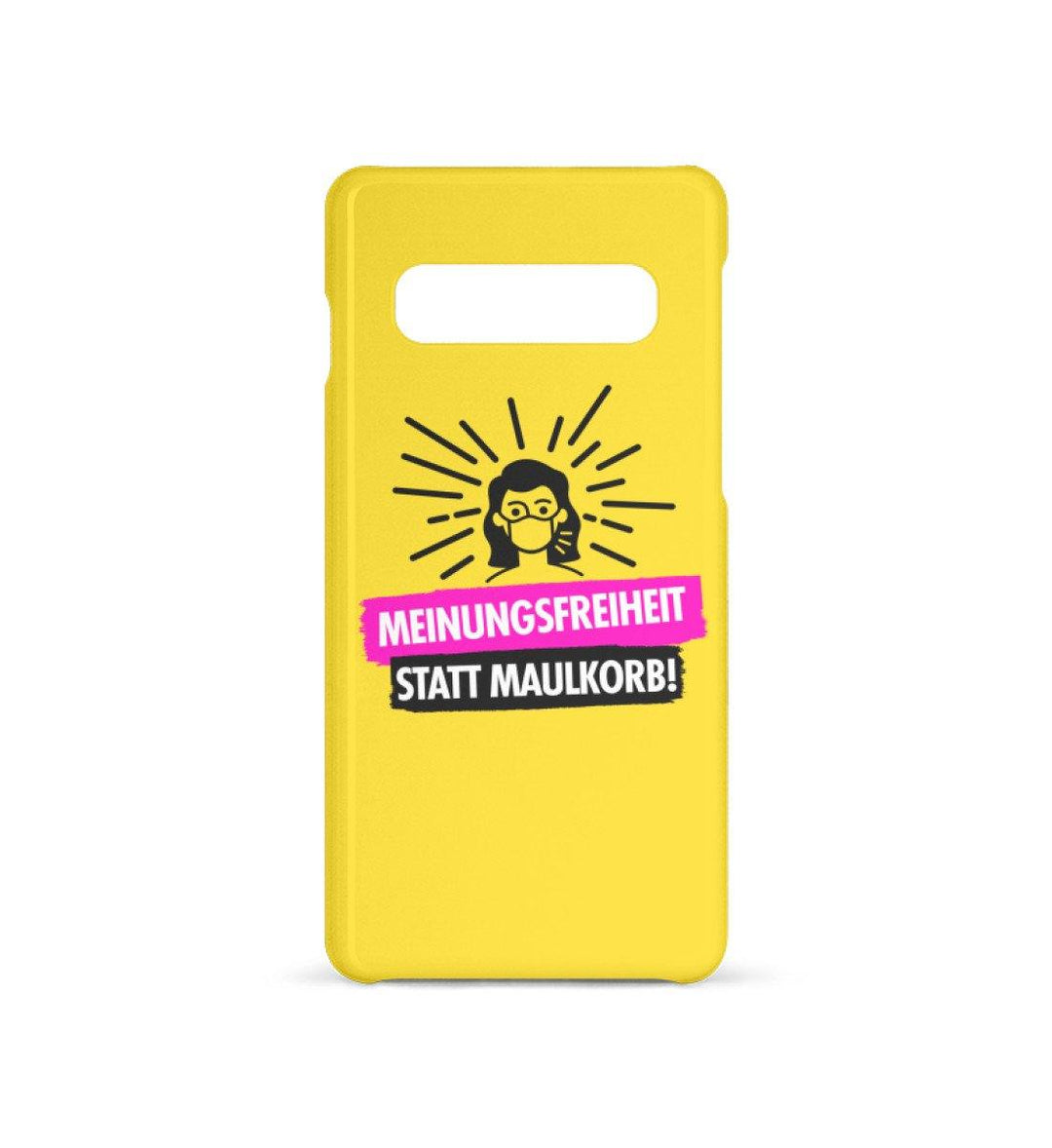 HANDYHÜLLE, HANDY CASE - SAMSUNG GALAXY S10 • MEINUNGSFREIHEIT-HARLEKINSHOP