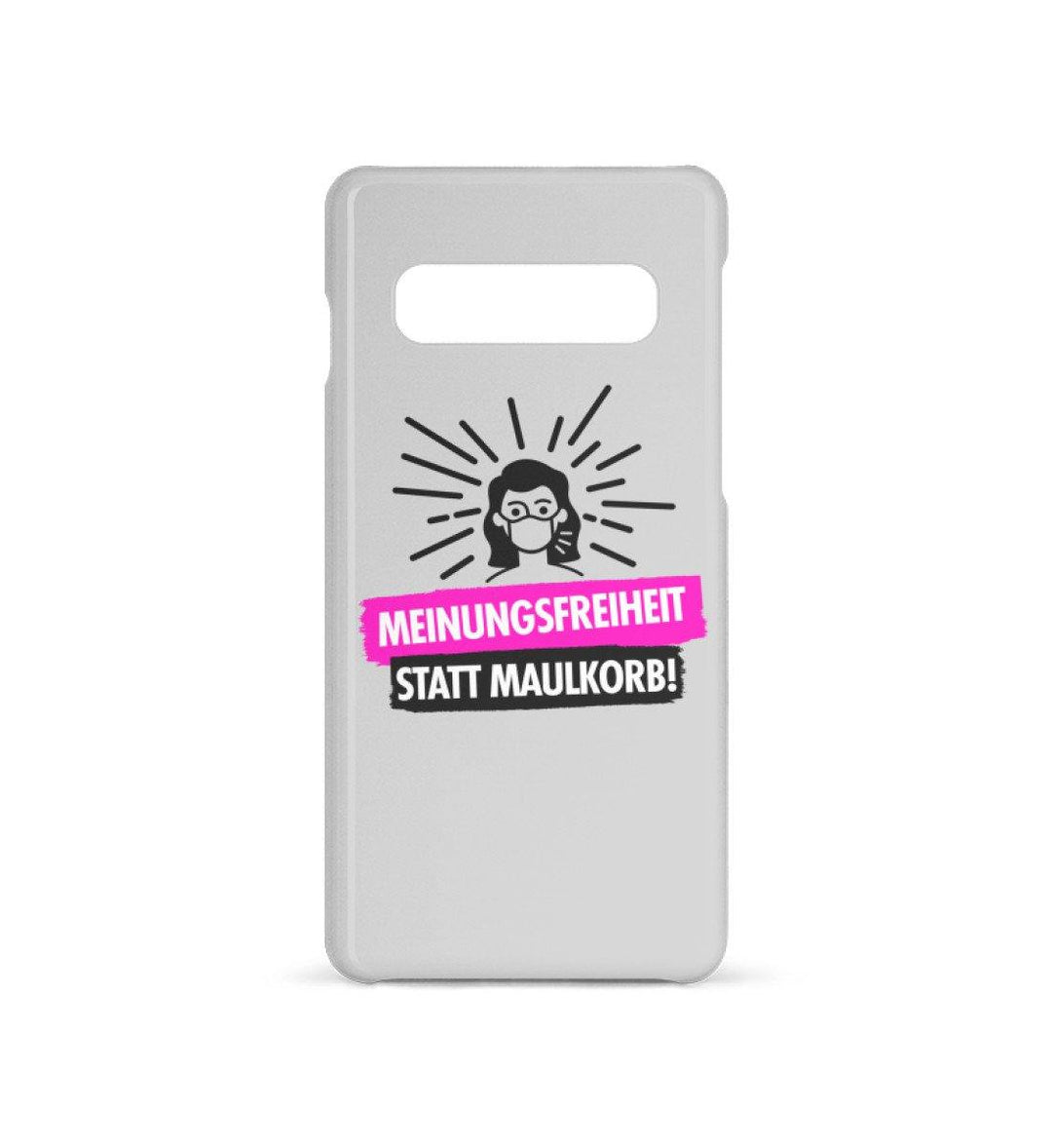 HANDYHÜLLE, HANDY CASE - SAMSUNG GALAXY S10 • MEINUNGSFREIHEIT-HARLEKINSHOP