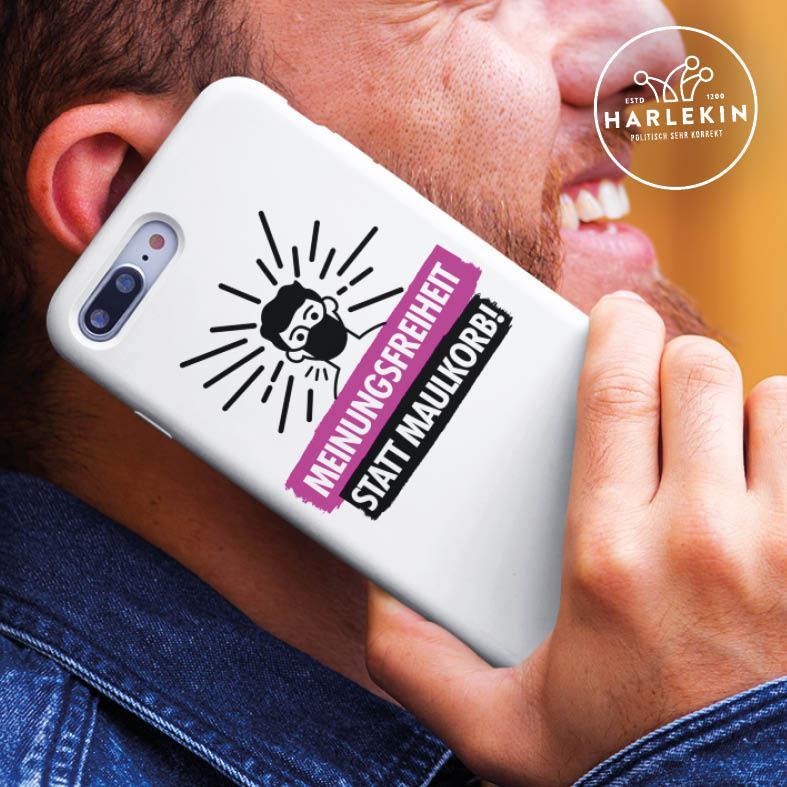 HANDYHÜLLE, HANDY CASE - SAMSUNG GALAXY S10 • MEINUNGSFREIHEIT-HARLEKINSHOP