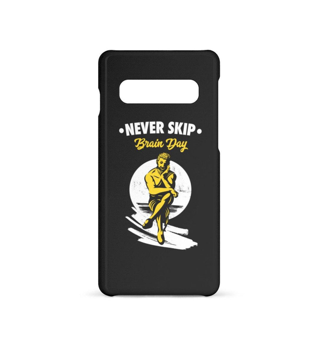 HANDYHÜLLE, HANDY CASE - SAMSUNG GALAXY S10 • NEVER SKIP BRAIN DAY-HARLEKINSHOP