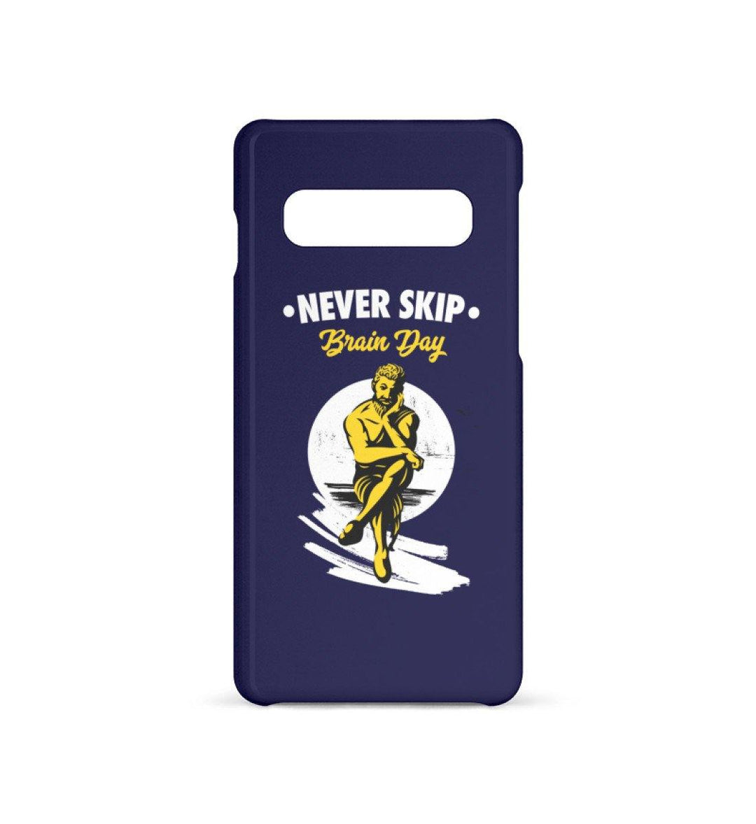 HANDYHÜLLE, HANDY CASE - SAMSUNG GALAXY S10 • NEVER SKIP BRAIN DAY-HARLEKINSHOP