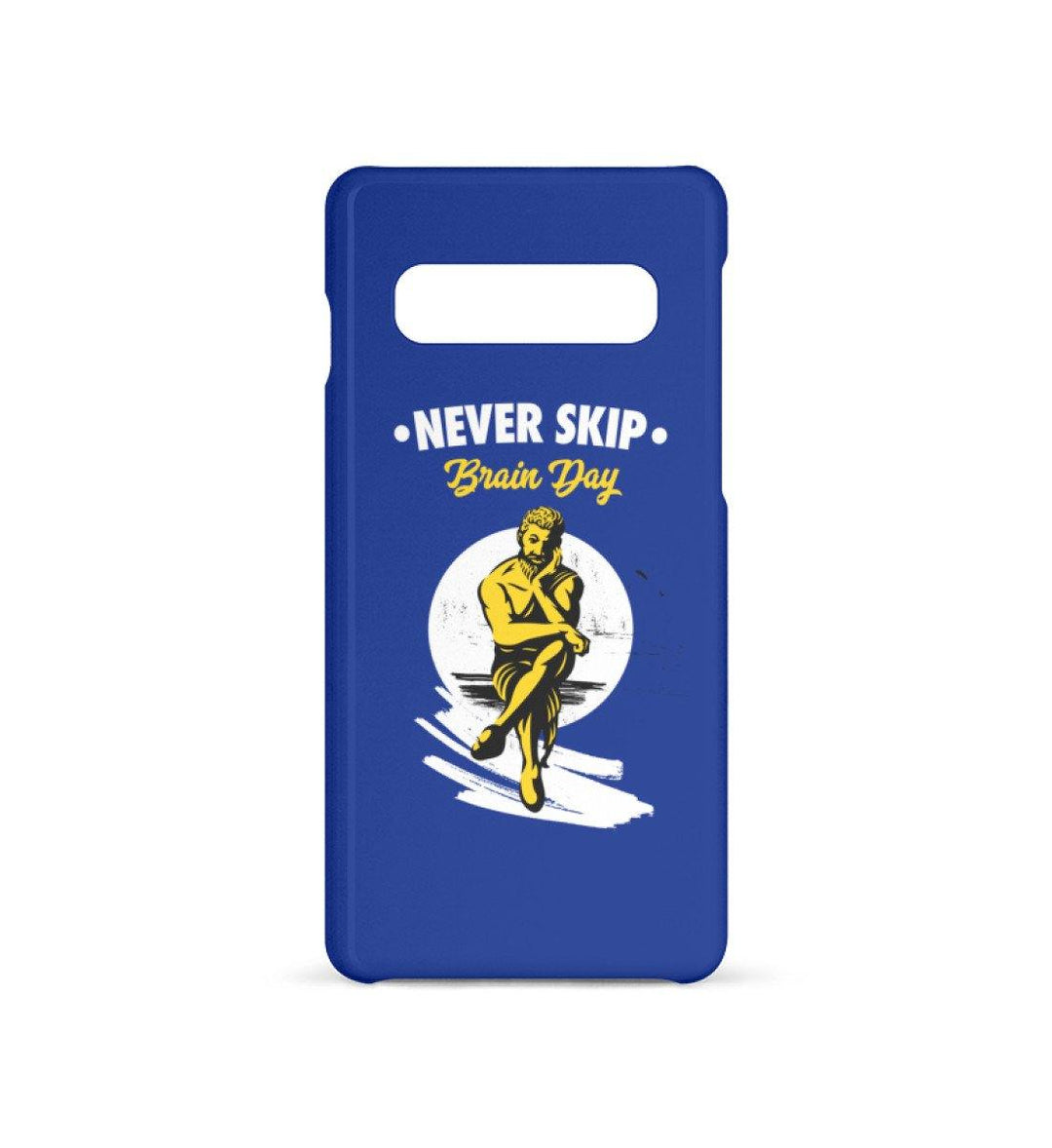 HANDYHÜLLE, HANDY CASE - SAMSUNG GALAXY S10 • NEVER SKIP BRAIN DAY-HARLEKINSHOP