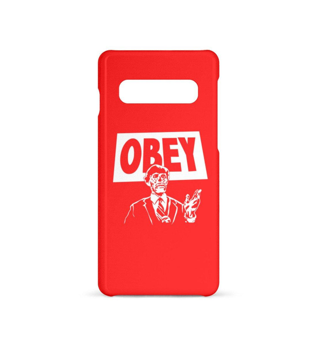 HANDYHÜLLE, HANDY CASE - SAMSUNG GALAXY S10 • OBEY BUNDESREGIERUNG-HARLEKINSHOP