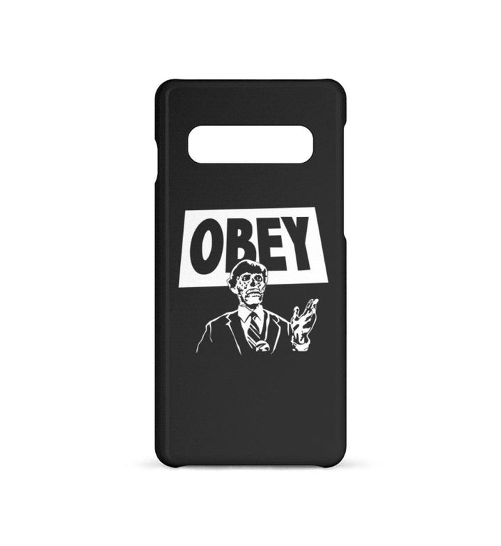 HANDYHÜLLE, HANDY CASE - SAMSUNG GALAXY S10 • OBEY BUNDESREGIERUNG-HARLEKINSHOP