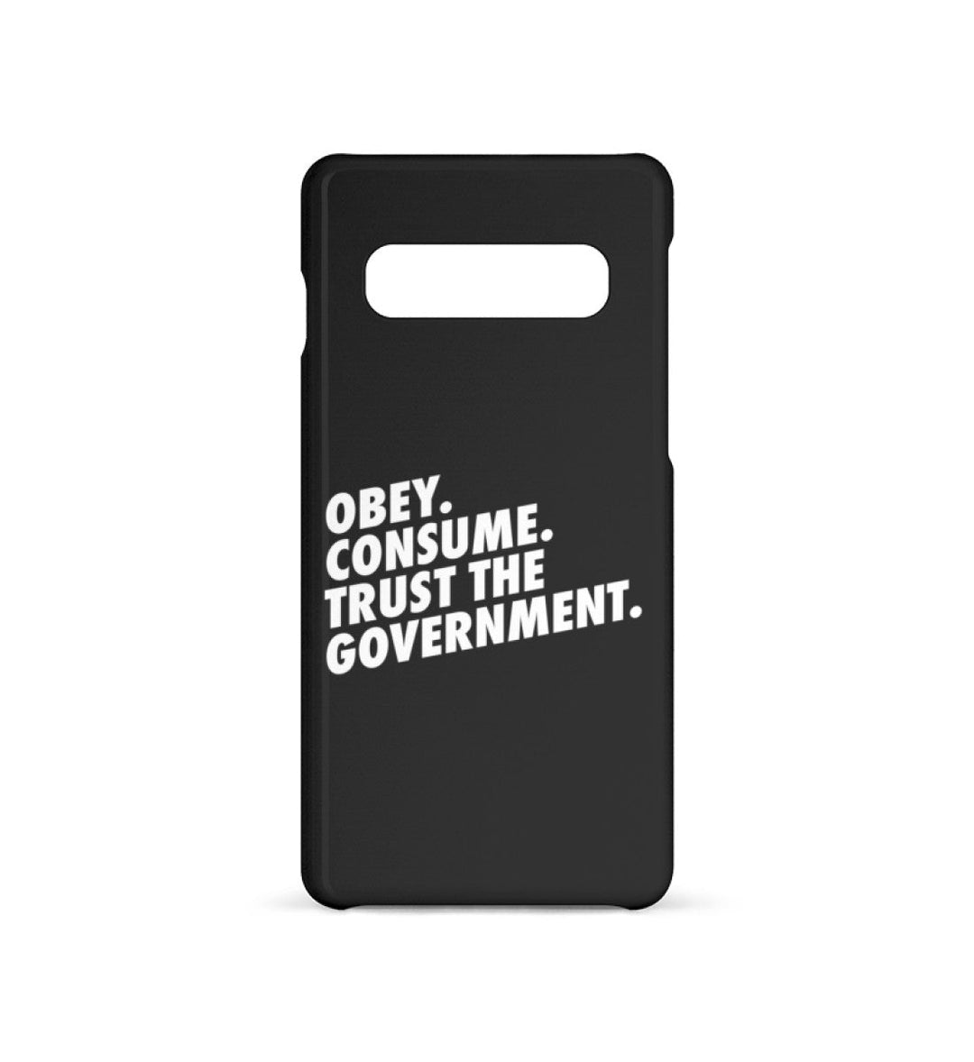 HANDYHÜLLE, HANDY CASE - SAMSUNG GALAXY S10 • OBEY. CONSUME.-HARLEKINSHOP
