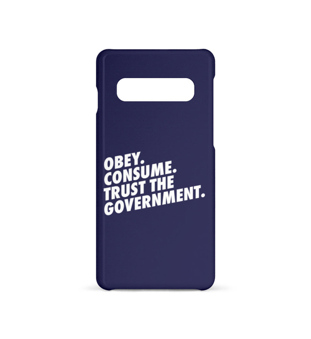 HANDYHÜLLE, HANDY CASE - SAMSUNG GALAXY S10 • OBEY. CONSUME.-HARLEKINSHOP