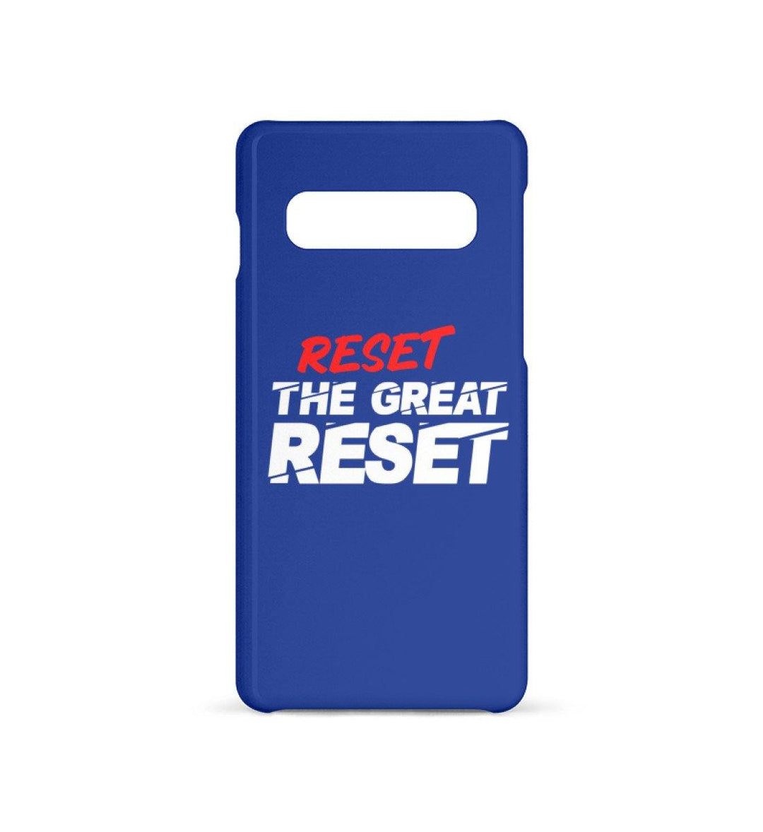 HANDYHÜLLE, HANDY CASE - SAMSUNG GALAXY S10 • RESET THE GREAT RESET-HARLEKINSHOP