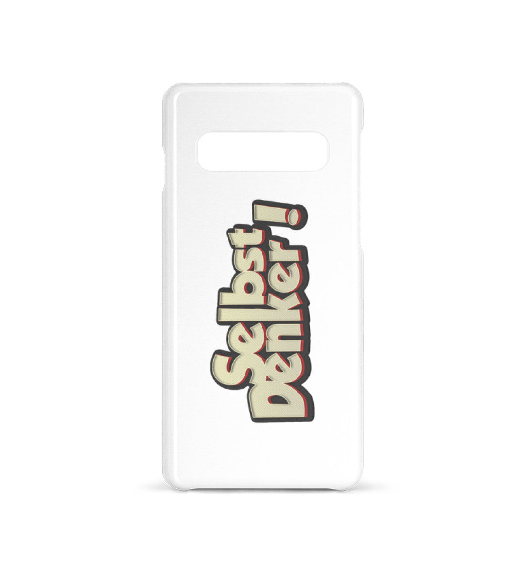 HANDYHÜLLE, HANDY CASE - SAMSUNG GALAXY S10 • SELBSTDENKER !-HARLEKINSHOP