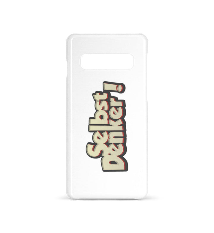 HANDYHÜLLE, HANDY CASE - SAMSUNG GALAXY S10 • SELBSTDENKER !-HARLEKINSHOP