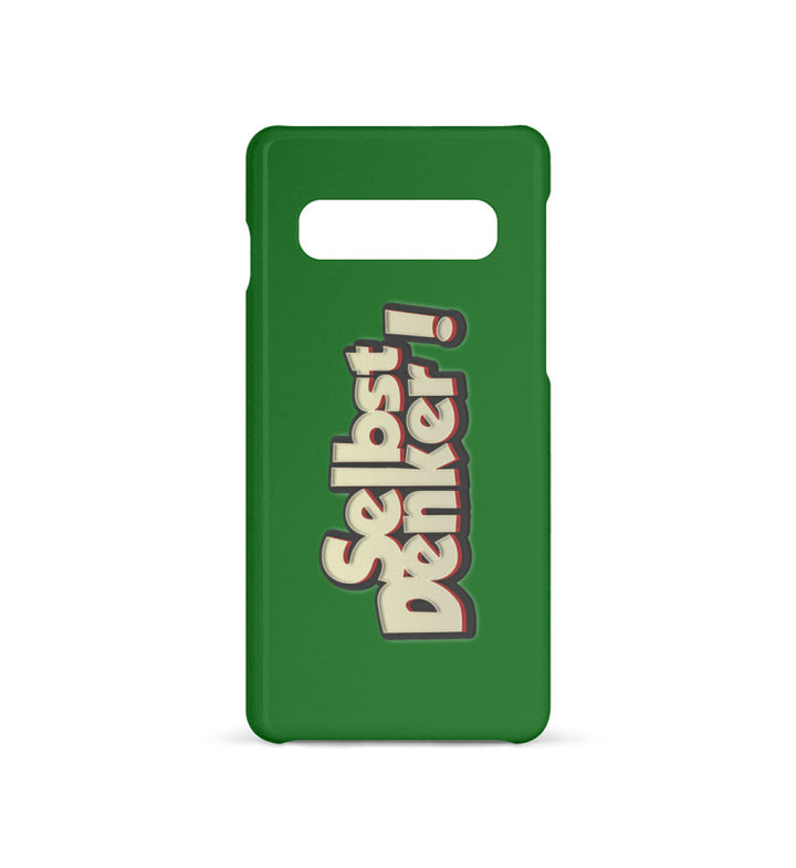 HANDYHÜLLE, HANDY CASE - SAMSUNG GALAXY S10 • SELBSTDENKER !-HARLEKINSHOP