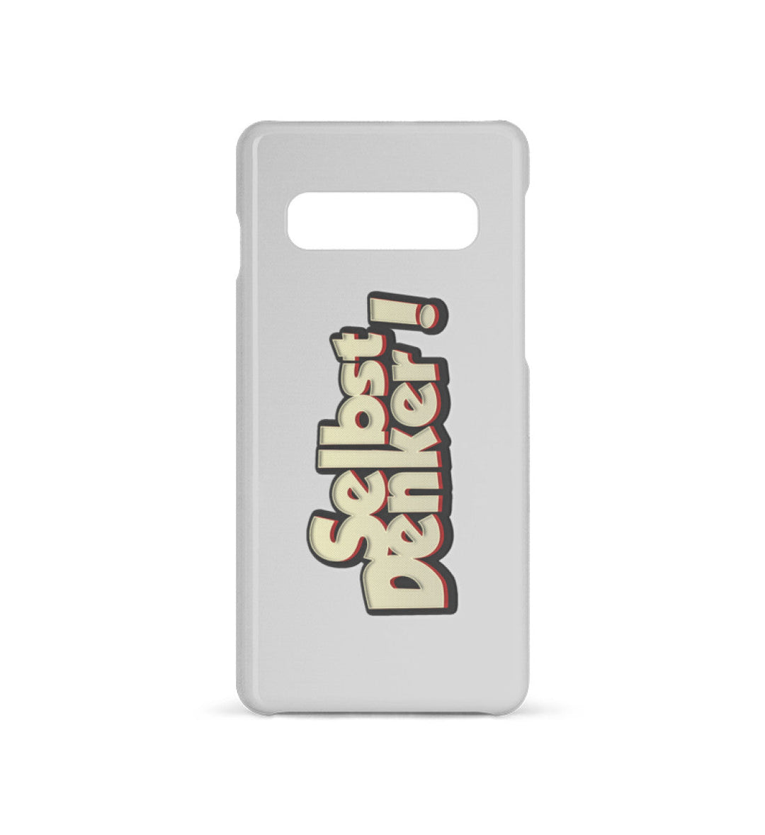 HANDYHÜLLE, HANDY CASE - SAMSUNG GALAXY S10 • SELBSTDENKER !-HARLEKINSHOP