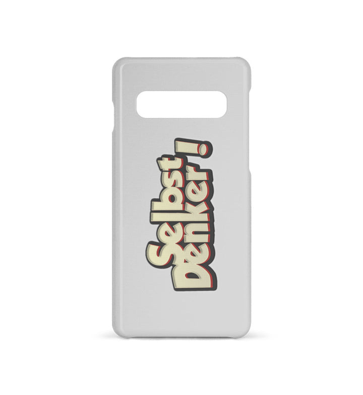 HANDYHÜLLE, HANDY CASE - SAMSUNG GALAXY S10 • SELBSTDENKER !-HARLEKINSHOP
