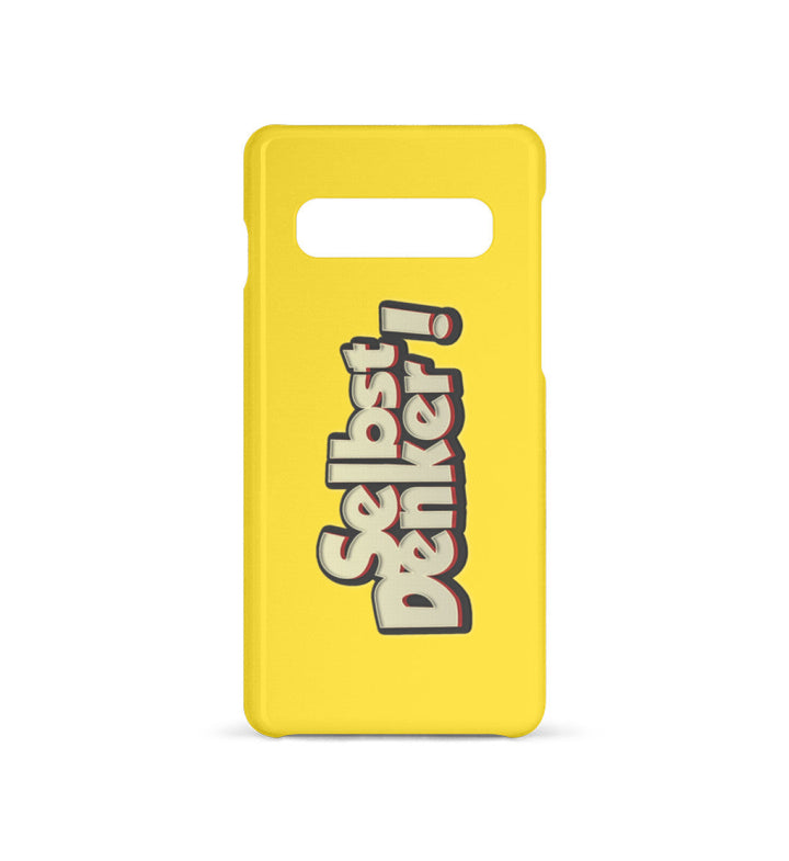 HANDYHÜLLE, HANDY CASE - SAMSUNG GALAXY S10 • SELBSTDENKER !-HARLEKINSHOP