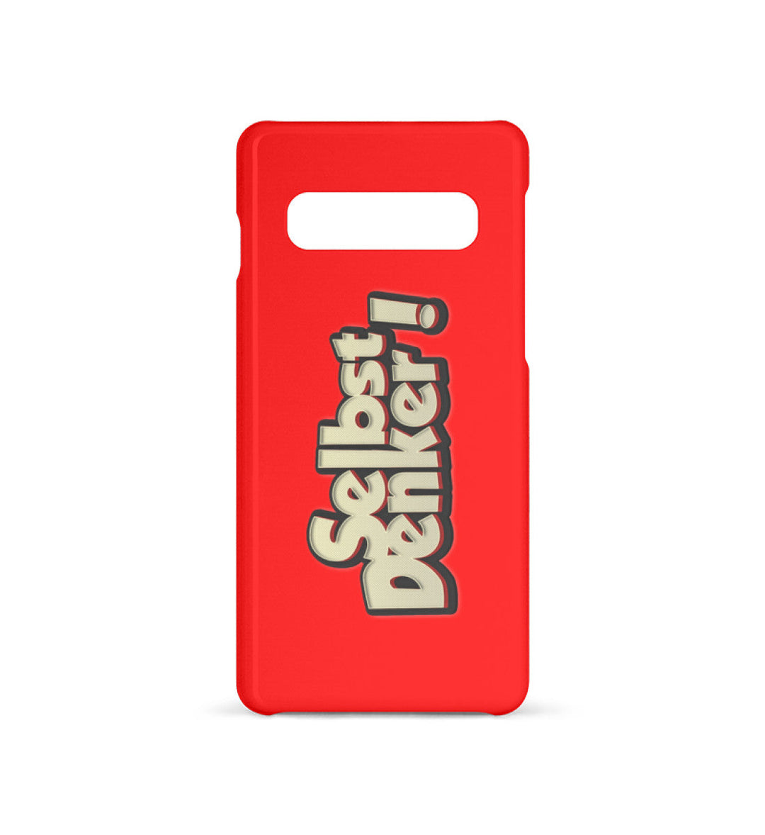 HANDYHÜLLE, HANDY CASE - SAMSUNG GALAXY S10 • SELBSTDENKER !-HARLEKINSHOP