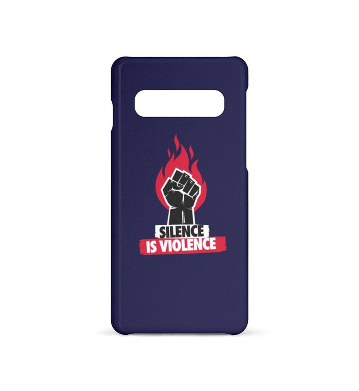 HANDYHÜLLE, HANDY CASE - SAMSUNG GALAXY S10 • SILENCE IS VIOLENCE-HARLEKINSHOP