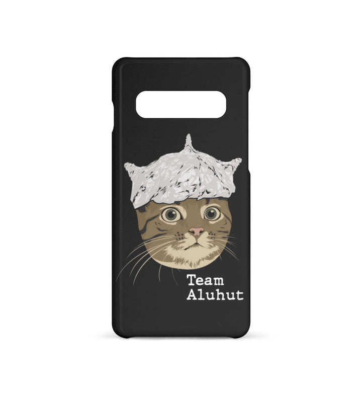HANDYHÜLLE, HANDY CASE - SAMSUNG GALAXY S10 • TEAM ALUHUT-HARLEKINSHOP