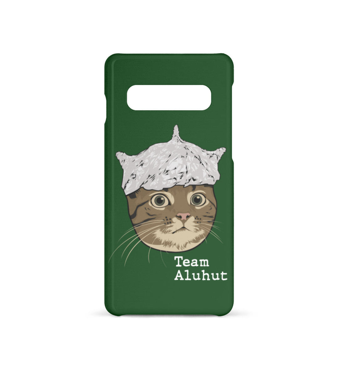 HANDYHÜLLE, HANDY CASE - SAMSUNG GALAXY S10 • TEAM ALUHUT-HARLEKINSHOP