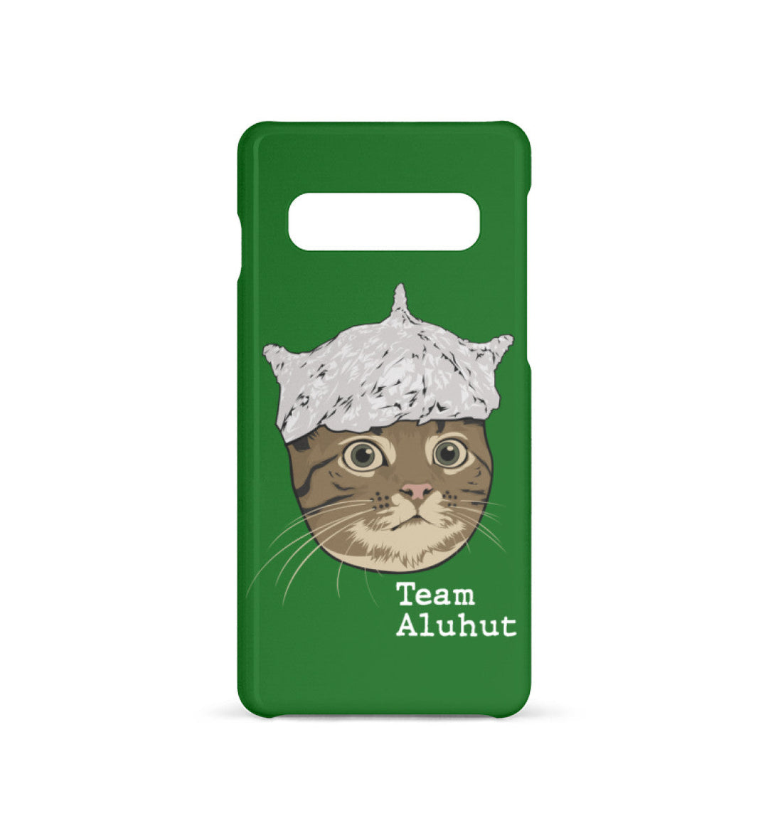 HANDYHÜLLE, HANDY CASE - SAMSUNG GALAXY S10 • TEAM ALUHUT-HARLEKINSHOP
