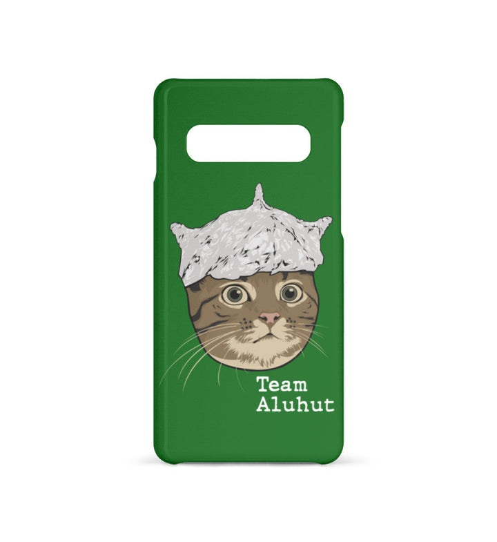 HANDYHÜLLE, HANDY CASE - SAMSUNG GALAXY S10 • TEAM ALUHUT-HARLEKINSHOP