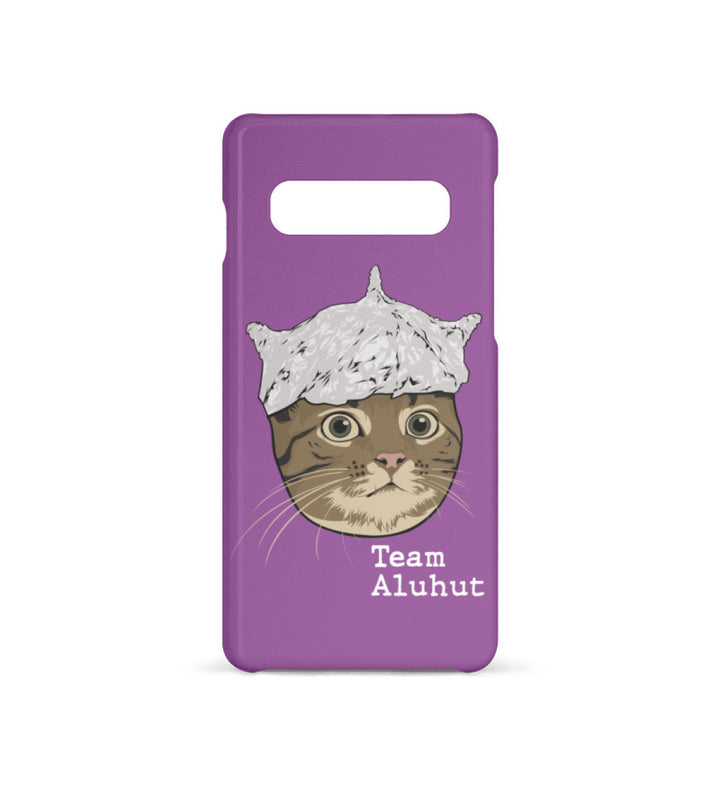 HANDYHÜLLE, HANDY CASE - SAMSUNG GALAXY S10 • TEAM ALUHUT-HARLEKINSHOP