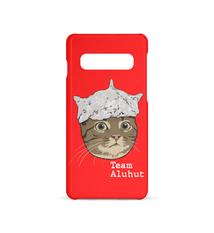 HANDYHÜLLE, HANDY CASE - SAMSUNG GALAXY S10 • TEAM ALUHUT-HARLEKINSHOP