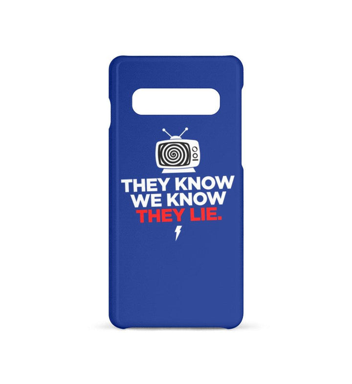 HANDYHÜLLE, HANDY CASE - SAMSUNG GALAXY S10 • THEY LIE!-HARLEKINSHOP