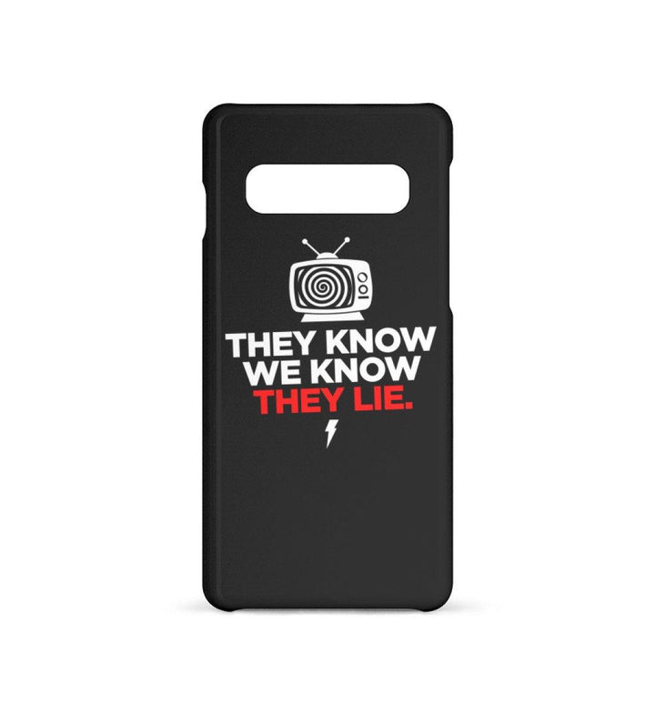 HANDYHÜLLE, HANDY CASE - SAMSUNG GALAXY S10 • THEY LIE!-HARLEKINSHOP
