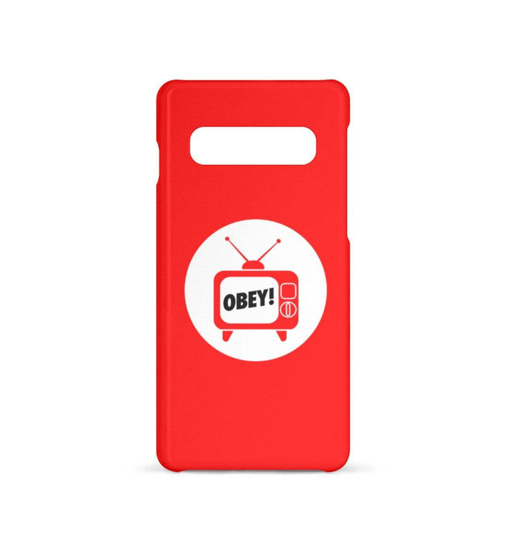 HANDYHÜLLE, HANDY CASE - SAMSUNG GALAXY S10 • TV OBEY-HARLEKINSHOP