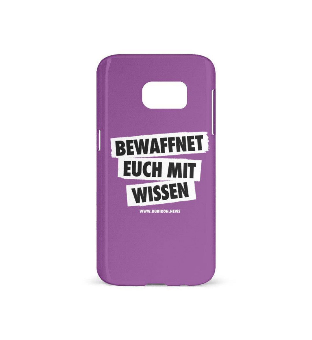 HANDYHÜLLE, HANDY CASE - SAMSUNG GALAXY S7 • BEWAFFNET EUCH MIT WISSEN - DUNKEL-HARLEKINSHOP