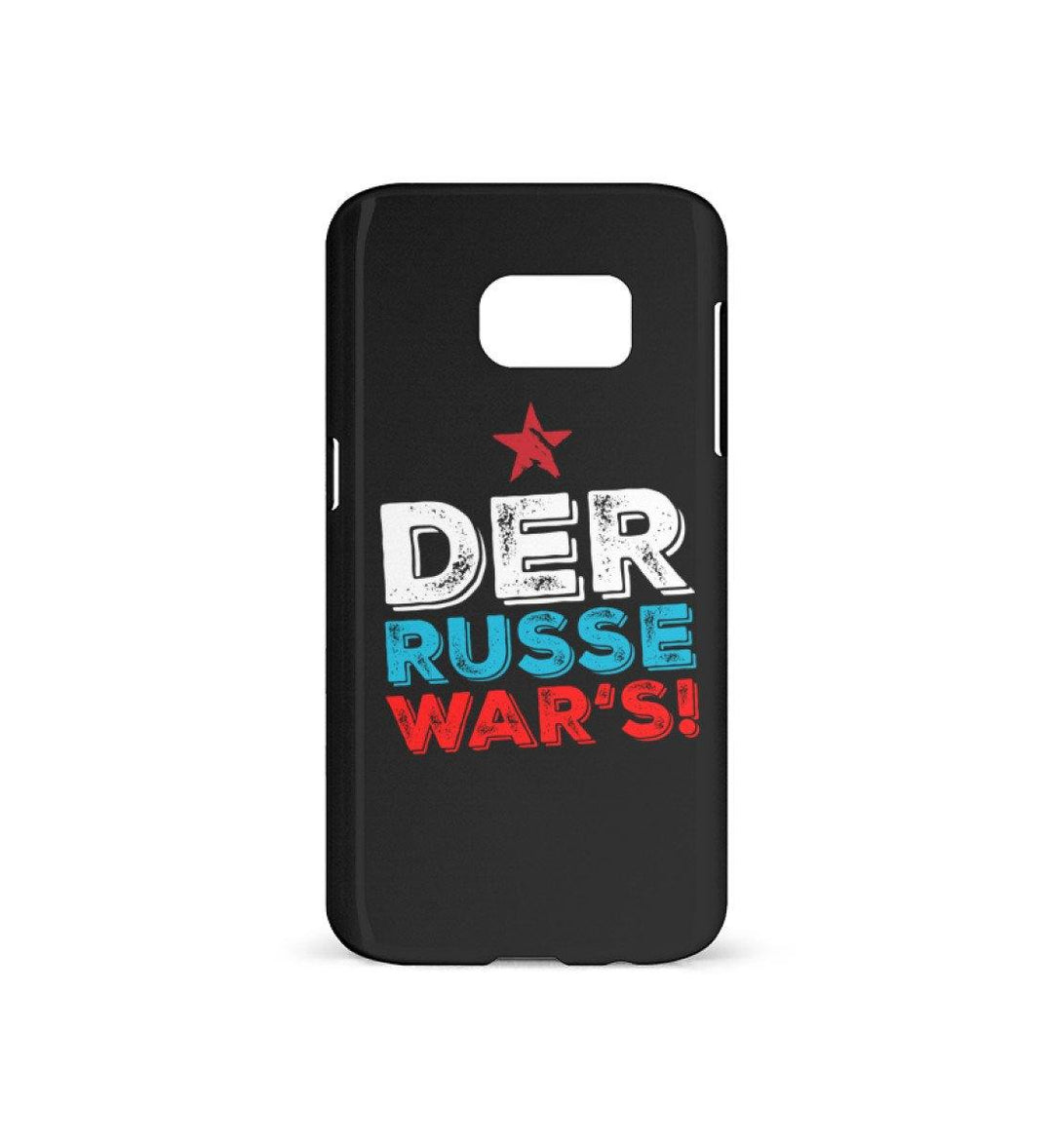 HANDYHÜLLE, HANDY CASE - SAMSUNG GALAXY S7 • DER RUSSE WAR'S!-HARLEKINSHOP