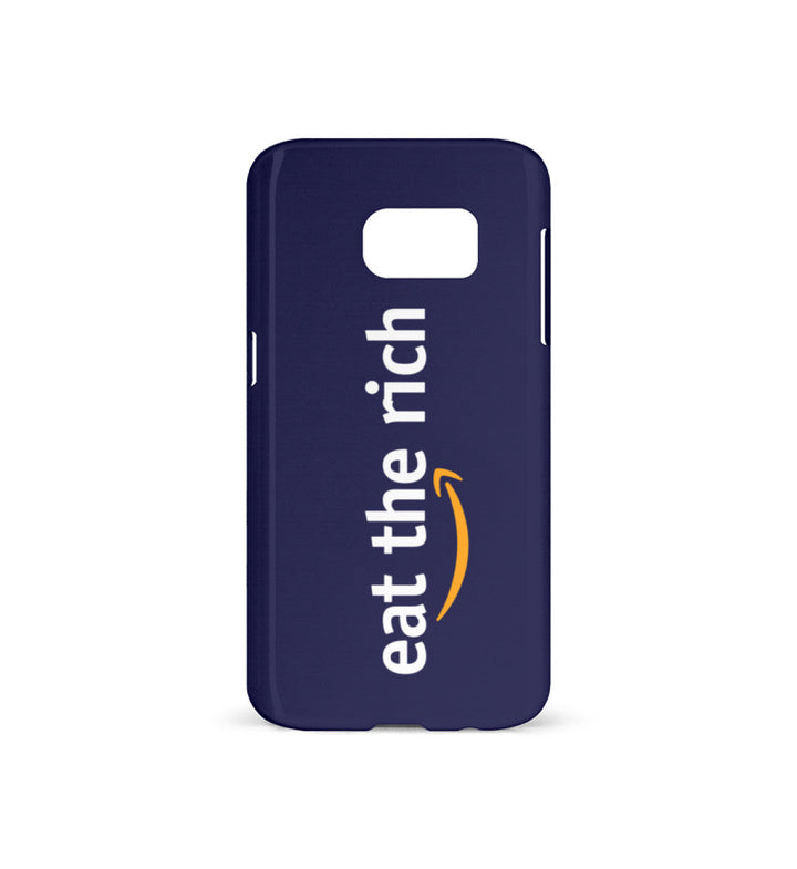 HANDYHÜLLE, HANDY CASE - SAMSUNG GALAXY S7 • EAT THE RICH-HARLEKINSHOP
