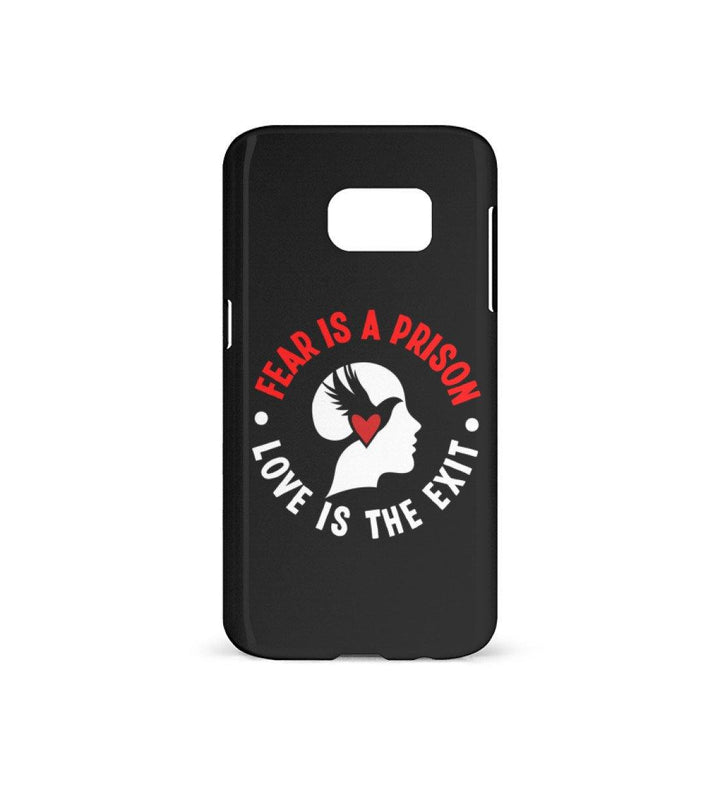HANDYHÜLLE, HANDY CASE - SAMSUNG GALAXY S7 • FEAR IS A PRISON-HARLEKINSHOP
