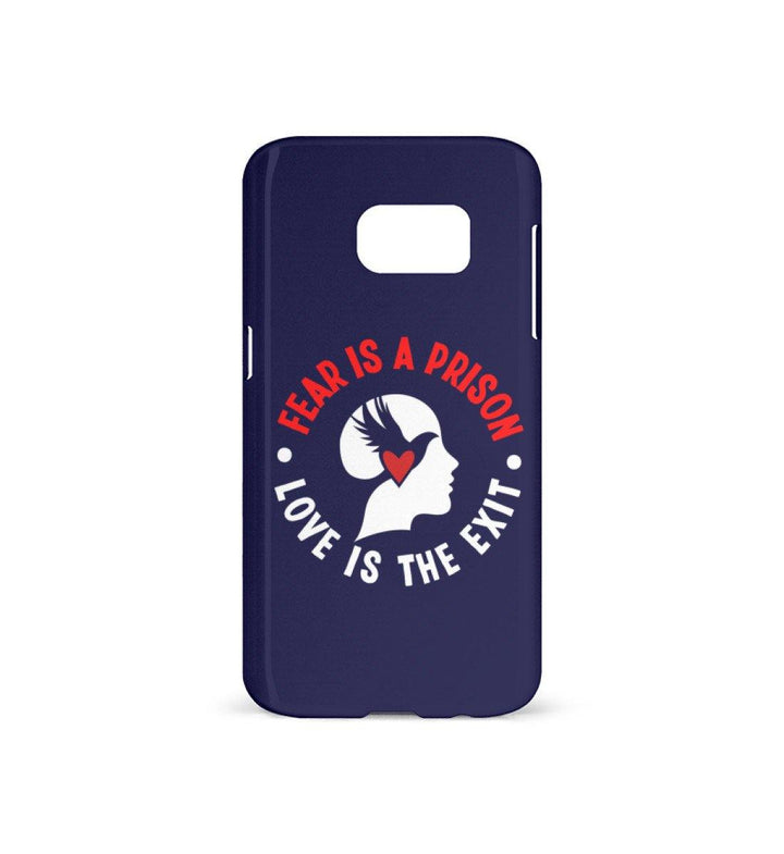 HANDYHÜLLE, HANDY CASE - SAMSUNG GALAXY S7 • FEAR IS A PRISON-HARLEKINSHOP