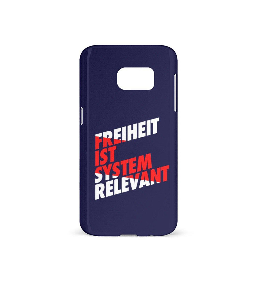 HANDYHÜLLE, HANDY CASE - SAMSUNG GALAXY S7 • FREIHEIT IST SYSTEMRELEVANT-HARLEKINSHOP