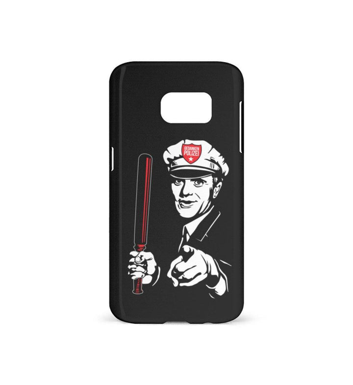 HANDYHÜLLE, HANDY CASE - SAMSUNG GALAXY S7 • GEDANKENPOLIZEI / GEDANKENVERBRECHER-HARLEKINSHOP