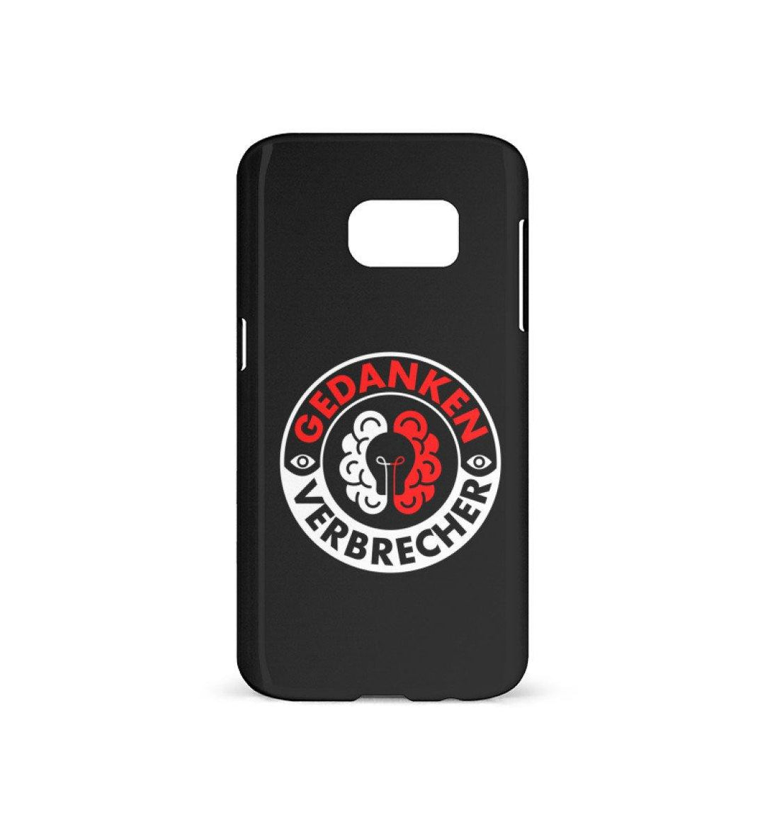 HANDYHÜLLE, HANDY CASE - SAMSUNG GALAXY S7 • GEDANKENVERBRECHER BADGE-HARLEKINSHOP