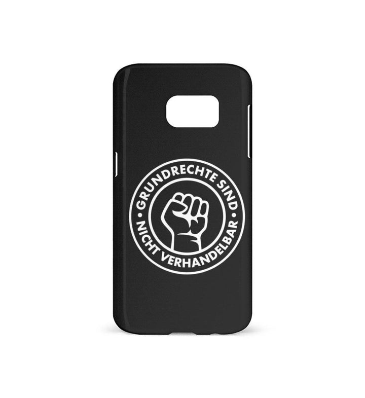 HANDYHÜLLE, HANDY CASE - SAMSUNG GALAXY S7 • GRUNDRECHTE SIND NICHT VERHANDELBAR-HARLEKINSHOP