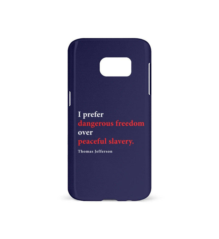 HANDYHÜLLE, HANDY CASE - SAMSUNG GALAXY S7 • JEFFERSON DANGEROUS FREEDOM-HARLEKINSHOP
