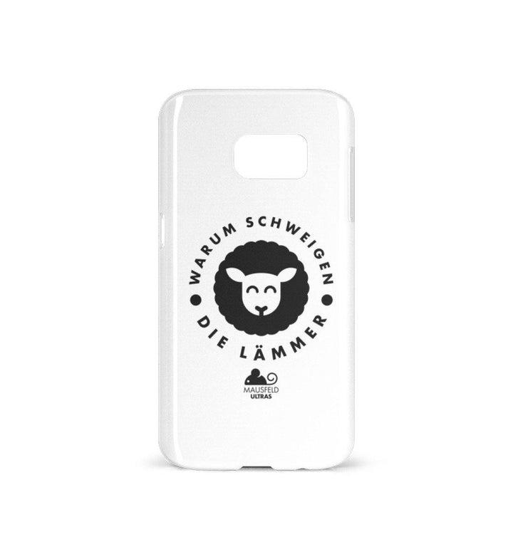 HANDYHÜLLE, HANDY CASE - SAMSUNG GALAXY S7 • MAUSFELD ULTRAS / WARUM SCHWEIGEN DIE LÄMMER-HARLEKINSHOP
