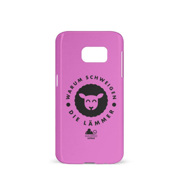 HANDYHÜLLE, HANDY CASE - SAMSUNG GALAXY S7 • MAUSFELD ULTRAS / WARUM SCHWEIGEN DIE LÄMMER-HARLEKINSHOP