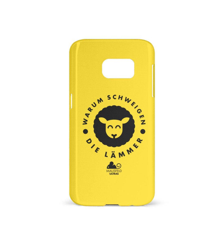HANDYHÜLLE, HANDY CASE - SAMSUNG GALAXY S7 • MAUSFELD ULTRAS / WARUM SCHWEIGEN DIE LÄMMER-HARLEKINSHOP
