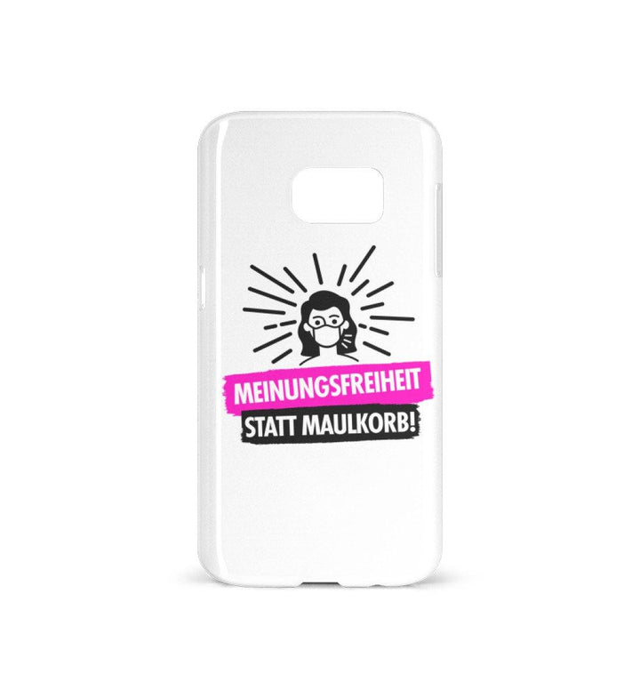 HANDYHÜLLE, HANDY CASE - SAMSUNG GALAXY S7 • MEINUNGSFREIHEIT-HARLEKINSHOP