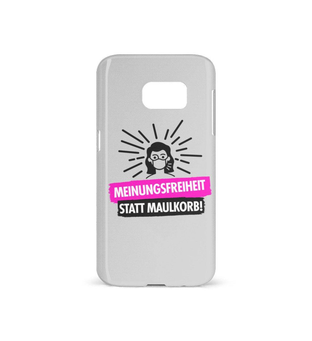 HANDYHÜLLE, HANDY CASE - SAMSUNG GALAXY S7 • MEINUNGSFREIHEIT-HARLEKINSHOP