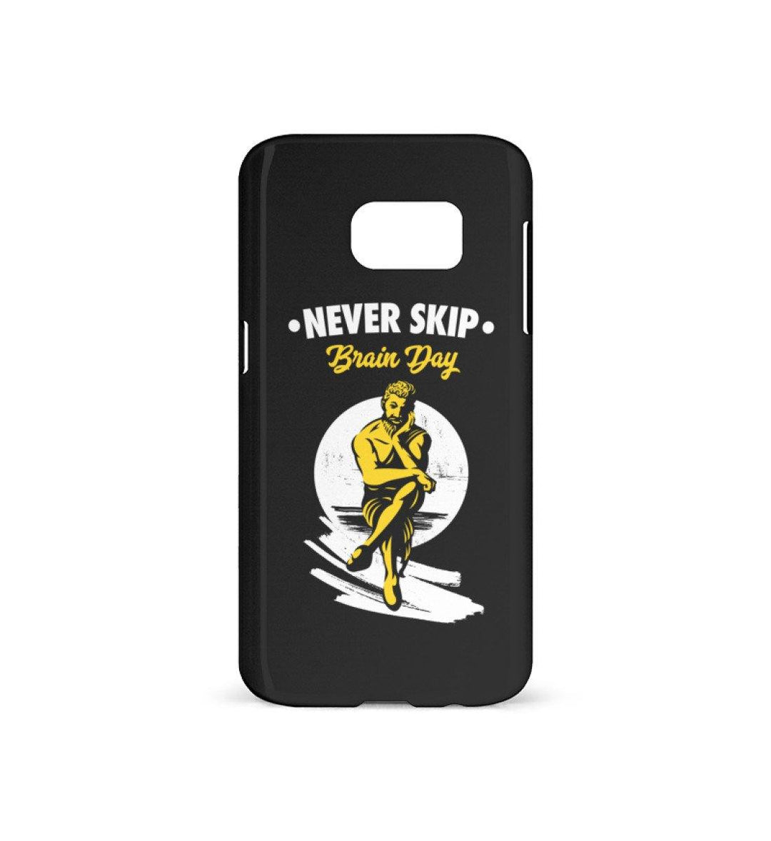 HANDYHÜLLE, HANDY CASE - SAMSUNG GALAXY S7 • NEVER SKIP BRAIN DAY-HARLEKINSHOP