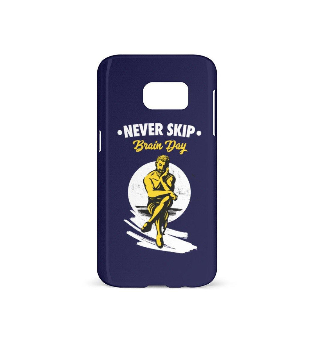 HANDYHÜLLE, HANDY CASE - SAMSUNG GALAXY S7 • NEVER SKIP BRAIN DAY-HARLEKINSHOP