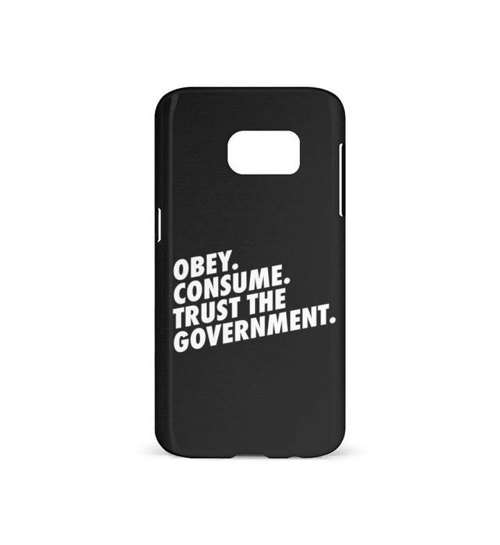 HANDYHÜLLE, HANDY CASE - SAMSUNG GALAXY S7 • OBEY. CONSUME.-HARLEKINSHOP