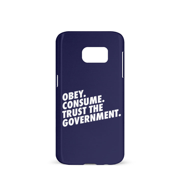 HANDYHÜLLE, HANDY CASE - SAMSUNG GALAXY S7 • OBEY. CONSUME.-HARLEKINSHOP