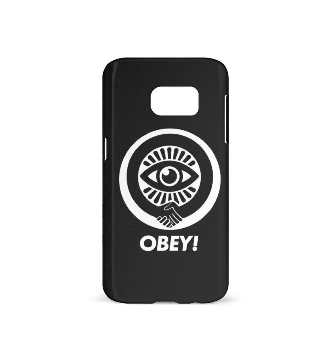 HANDYHÜLLE, HANDY CASE - SAMSUNG GALAXY S7 • OBEY! GEHORCHE!-HARLEKINSHOP